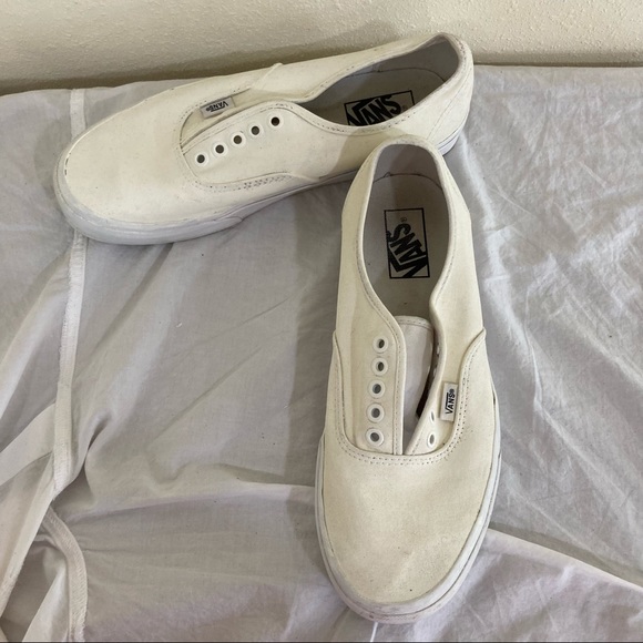 Vans White skateboard Boat casual Shoes Size 9 - Picture 7 of 16